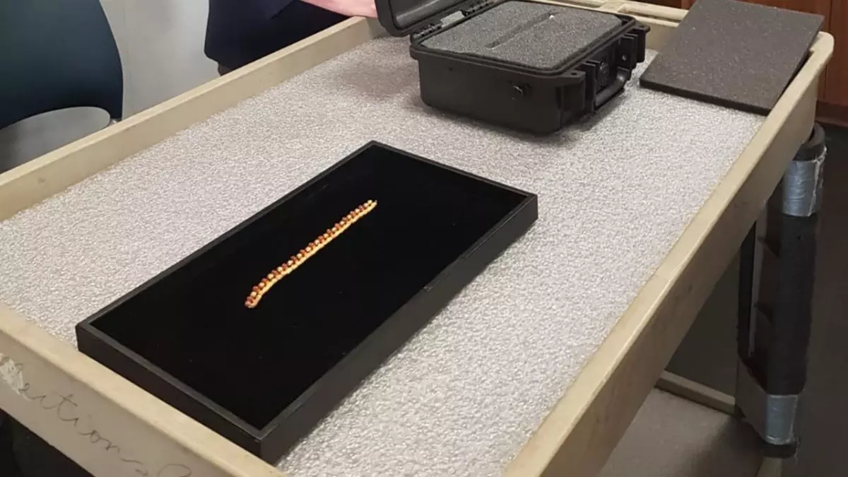 Yurt dışına kaçırılan 2 bin 700 yıllık Bintepeler kolyesi, Türkiye’ye iade edildi