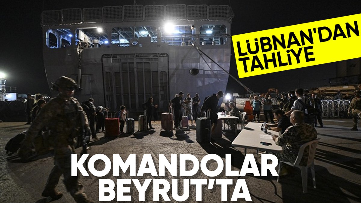 Türk ordusu, sivillerin tahliyesi için Lübnan’da