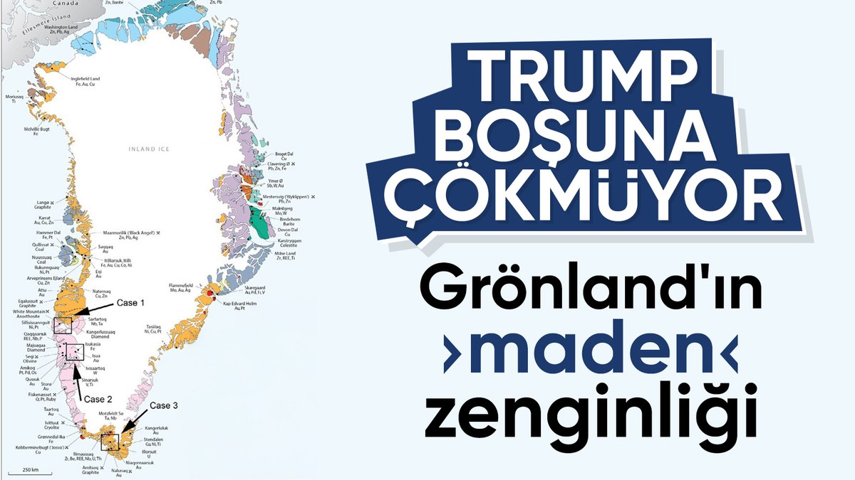 Trump’ın gözünü diktiği Grönland’ın maden zenginliği