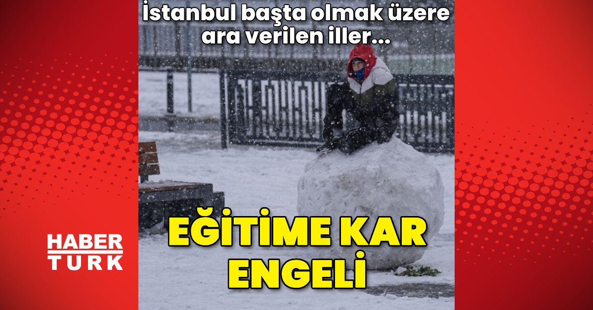 Eğitime kar engeli!