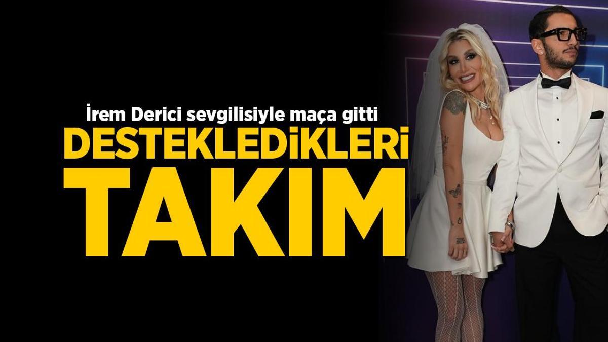 İrem Derici ve sevgilisi maça gitti! Destekledikleri takım paylaşımla ortaya çıktı