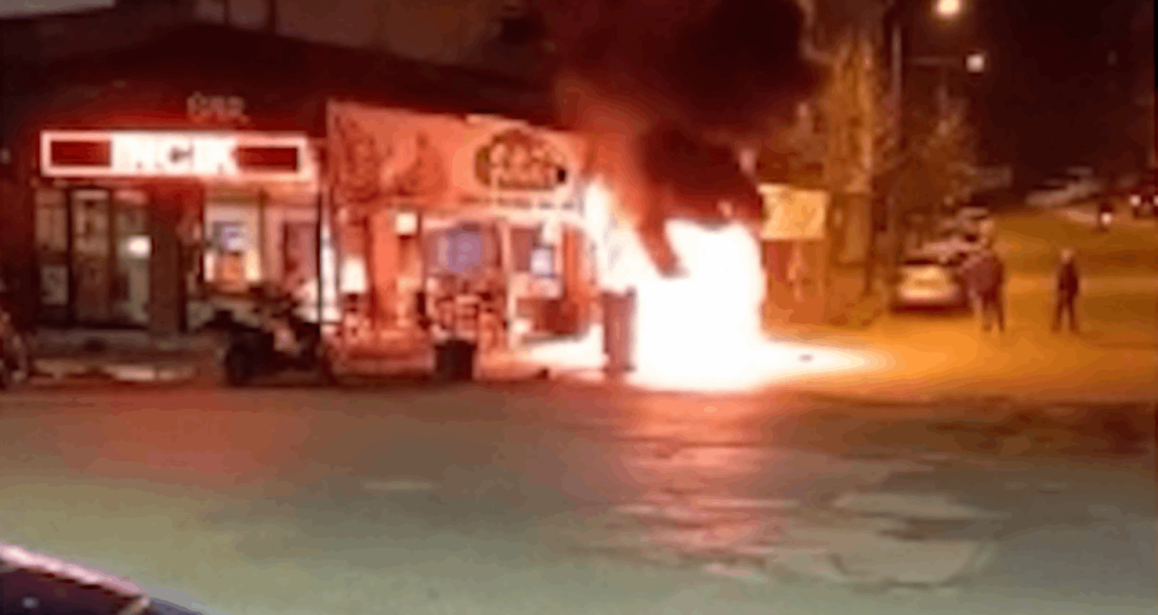 Edirne’de elektrikli bisiklet yandı