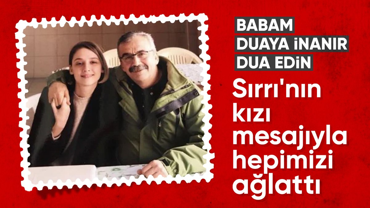 Sırrı Süreyya Önder’in kızından duygulandıran paylaşım